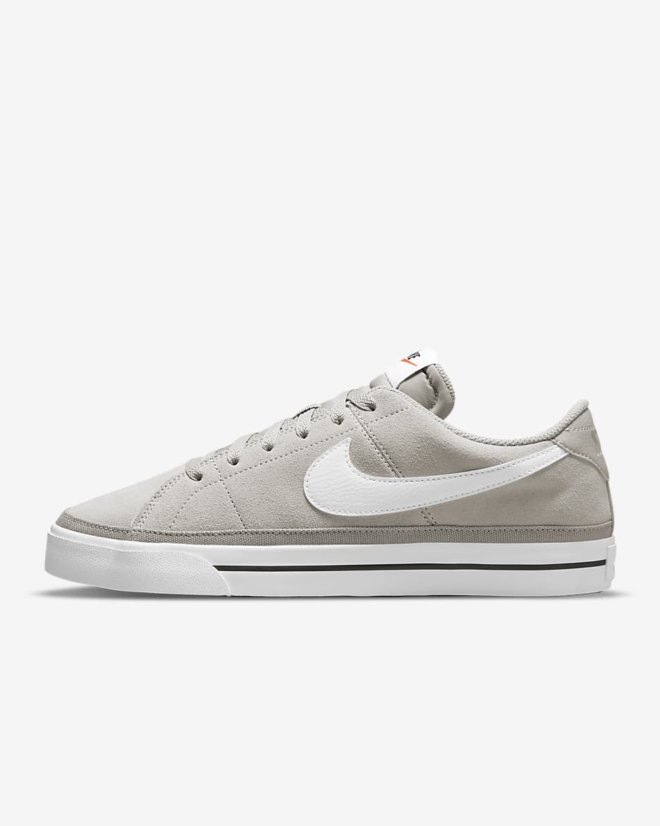 Nike grey suede shoes best sale